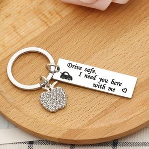 Drive Safe Car Keychain